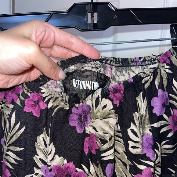 Reformation Lanai Off Shoulder Dress Women Size XS - Picture 6 of 6